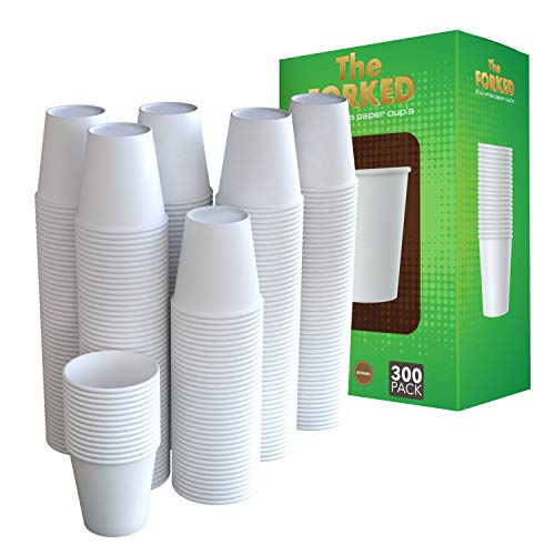 Get Cheap Price The FORKED  6 oz. White Paper Disposable Cups 