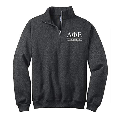Sorority Letters Shop Lambda Phi Epsilon Unisex Quarter Zip Pullover