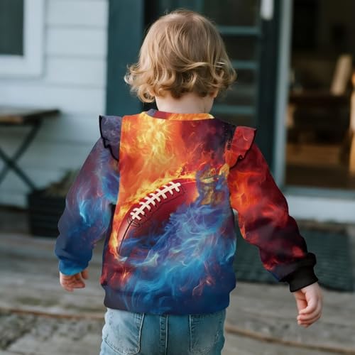 Pullover Sweatshirt Comfortable Casual Long Sleeve Fall Winter Tops Kids Sweatshirts Pullover for 1-8 Years Kids4