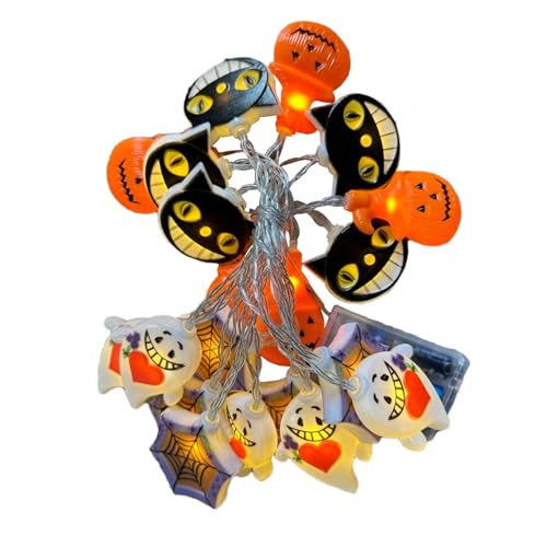 Guirlandes lumineuses Halloween étanches pour porche et jardin
