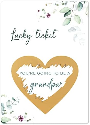 Jolicoon Pregnancy announcement scratch card - We're having a baby with envelope - Baby announcement baby