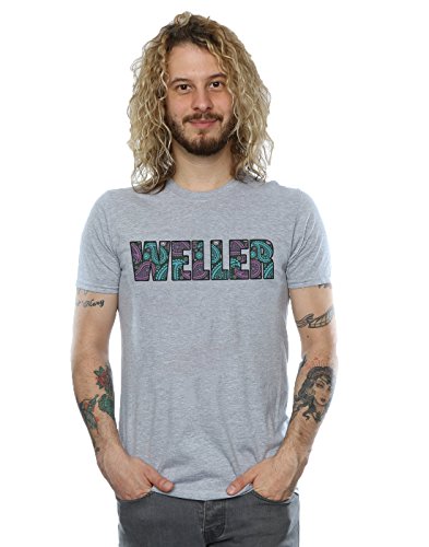 Paul Weller Men's Paisley Logo 1 T-Shirt Medium Sport Grey