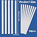 Lemecima 50 Pcs Thermal Glue Strips Hot Melt Adhesive for Book Binding Repair, Thermal Binding with Mesh Backing for 80-110 Sheet Capacity, 12 mm