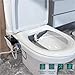 Bidet Toilet Seat Dual Nozzles Non-Electric Washer Self-Cleaning Wash for Rear Or Female Washing Sanitizing(CN AU UK cold)