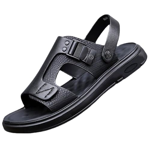 Men’s Open Toe Sporty Outdoor Sandal Shoe Arch Support Walking Sandals Anti Slip and Wear-Resistant Fisherman's Shoes