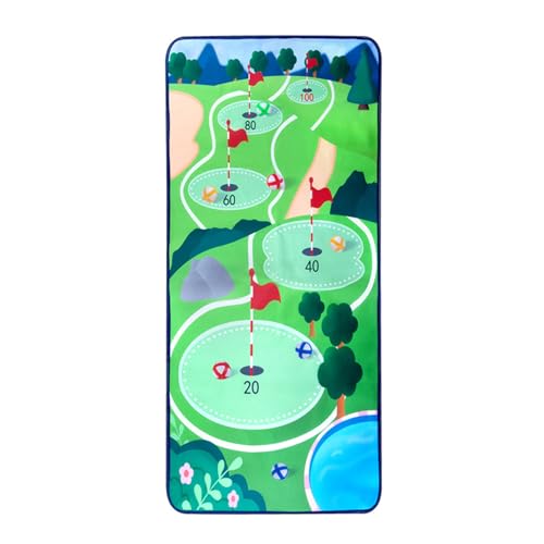 Linjinx Golf Play Set, Home Hitting Mat, Mark Carpet, Dart Target Type A One Size