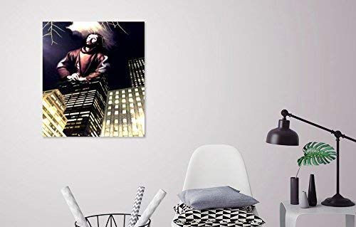 Miniatura 2 de Spiritual Christian Home Decor Original Mixed Media Wall Art Black Red Gold