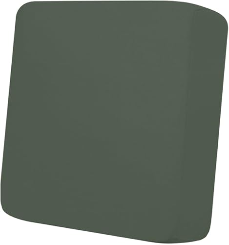 Easy-Going Fundas de cojín de vellón para asiento de sofá, funda de cojín suave y elástica de muebles para niños, mascotas (cojín de silla, color