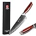 YARENH Coltello Cucina Professionali 20 cm - Coltelli da Cucina in Acciaio Giapponesi Damasco & Dalbergia della Manico,Global Coltelli da Chef KTF-Serie