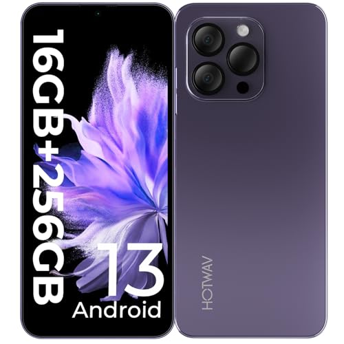 HOTWAV Note 13 Pro Teléfono Móvil Libres 2024, 16GB + 256GB/1TB Android 13 Moviles, Octa Core, 6,6' HD+,Cámara 50MP, 5160mAh Batería 18W,Smartphone 4G Dual SIM, NFC/GPS/OTG/Fingerprint/Face ID/WiFi-5G