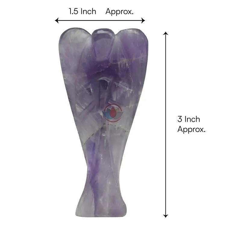 Figurine d'ange en améthyste de 7,6 cm, le cadeau bien-être idéal - 6