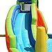 Banzai Gushing Geyser Water Spraying Inflatable Outdoor Water Park with Water Slide, Overhead Sprinkler, Spraying Hose, and Splash Pool, Multicolor