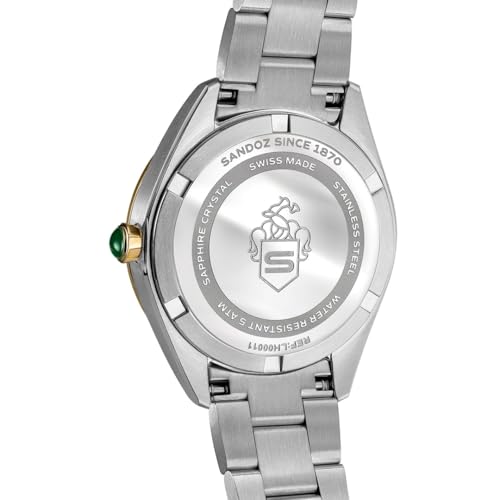 Image of SANDOZ Bachelin Premium Swiss Made Quartz Silver Dial Watch for Women - SZWLH0001117