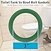 Ceoighe 3'' Toilet Tank to Bowl Coupling Kit, Compatible with American Standard AS738756-0070A Champion 4, Includes Gasket, Bolts and Other Toilet Parts Kit for Most 3'' Flush Valve Opening Tanks