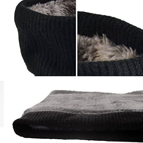 Image of Winter Scarf Neck Warmer Gaiter Face for Men Women Warm Fleece Ski
