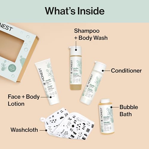 The Honest Company Bathtime Gift Set, Hypoallergenic, Fragrance-Free - image 4
