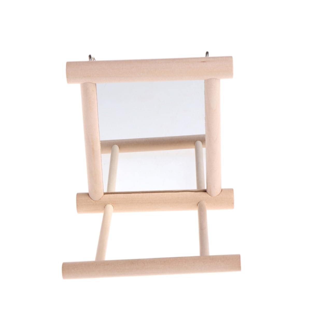 BESPORTBLE 4 Pezzi Giocattoli Per Gabbia Per Pappagalli Altalena Per Uccelli Specchio Parrocchetto Fringuello Calopsitta Supporto Per Gabbia Per Uccelli
