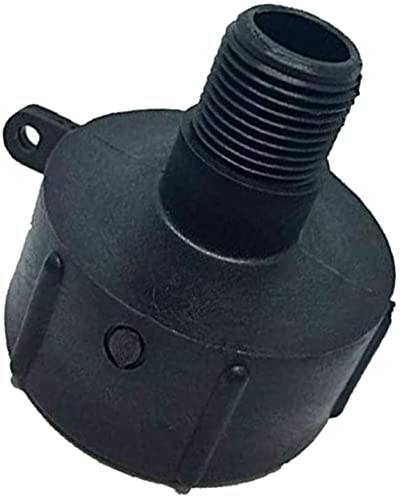 Boxonly 1000L IBC Water Tank Hose Adapter Fittings Tools Tap Cap Valve Parts & Connectors S60x6 Outlet Adaptor to 1/2 Inch