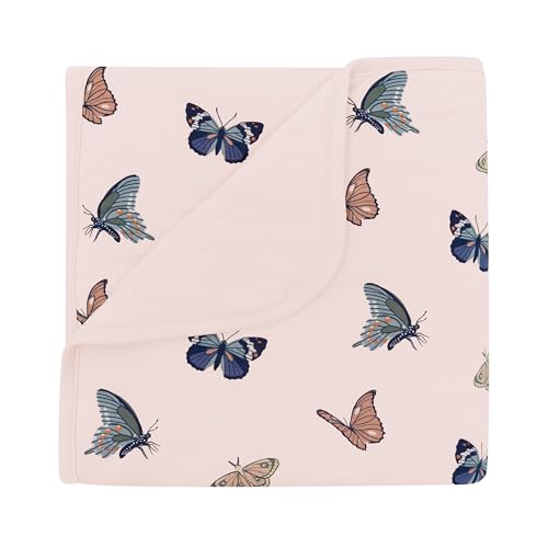 Image of KYTE BABY Baby Blanket in Blush Butterfly