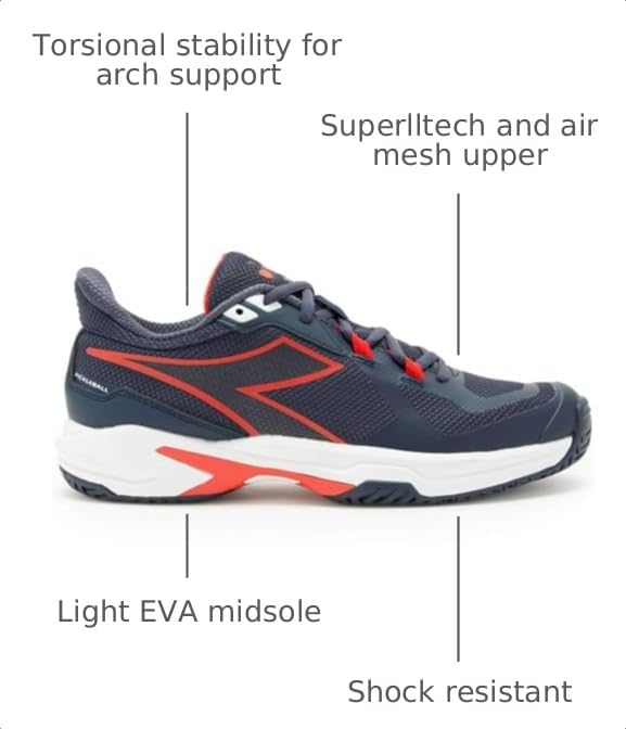 Image of Diadora Men's Trofeo 2 All Ground Pickleball Shoes