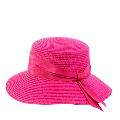 Chapeau Vispa Teresa en papier fuxia pour femme en taille unique