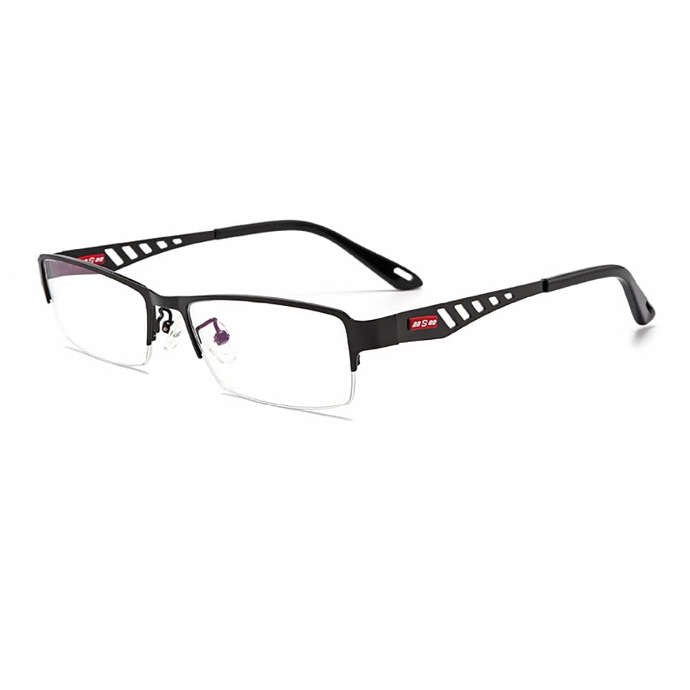 JIETIAN Progressive multifokale photochrome Lesebrille, Herren HD Asphärische Harzlinse Lesebrille/UV400,Schwarz,+4.0