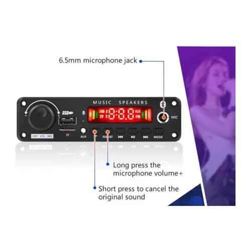 Amplificateur 400W Bluetooth avec décodeur MP3 WMA Ape et module micro DIY DC 8-26V - 3