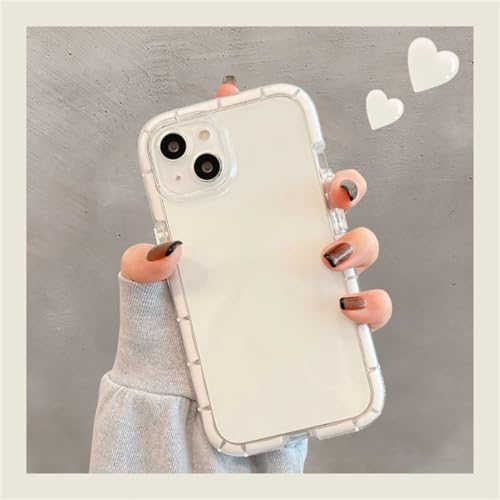 Coque silicone iPhone 14 Plus souple et transparente pour le quotidien