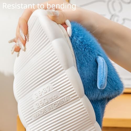 Soft Shark Plush Slippers House Slippers Indoor Outdoor Closed Back Slipper for Women and Men4
