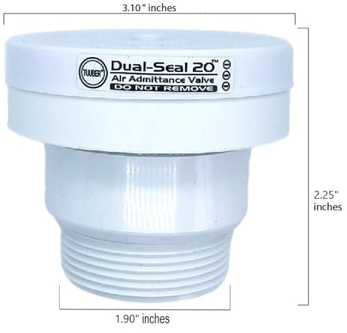 1-1/2 inch Tuuber Vent 2x Superior Seal Air Admittance Valve