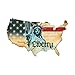 Past Time Signs PS245 Liberty USA Custom Metal Shape Sign