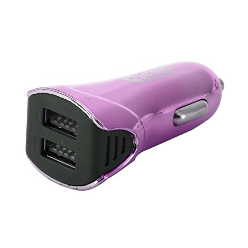 Cigarette lighter adapter for iPhone Car Auto 5V Dual USB 2.1A/1A