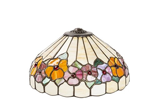 Paralume Tiffany con Fiori 30cm