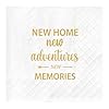 100pcs housewarming gifts napkins for new home unique first time house owner presents gift ideas for men women couples housewarming party decoration supplies favors 45x45in 2ply  urban country home decor