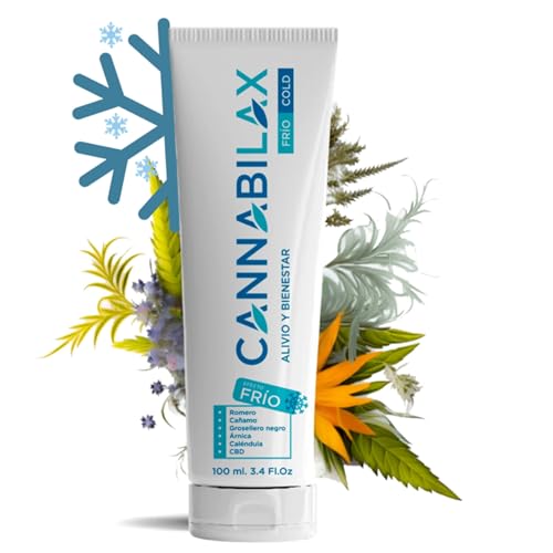 Crema Antiinflamatoria de Cáñamo Efecto Frío con CBD Vegetal – 100 ml – Alivio Inmediato para Músculos y Articulaciones con Árnica y Grosellero Negro – Recuperación y Bienestar Natural