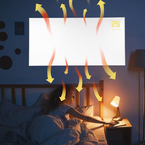 MALTEC INFRAROT- HEIZUNG CARBON770W- PRO WIFI und APP Infrarotheizung Thermostat Timer Heizplatte Heiz-8