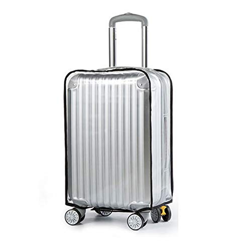 Cratone Koffer Cover Beschermfolie Bagage Cover voor rolkoffer Transparant PVC Kofferhoes Bagage Cover 22 24 28 30 inch (Transparant) - Image 3