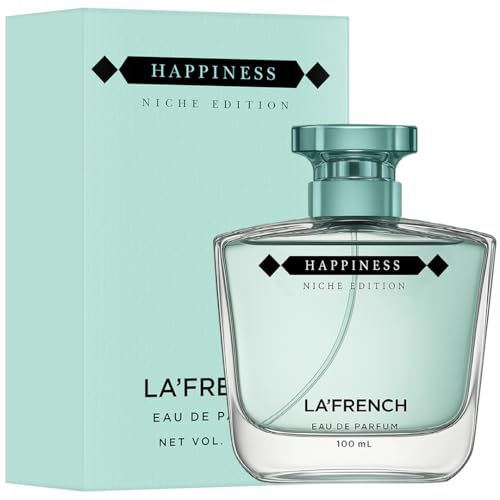 La French Happiness Perfume for Men and Women 100ml | Intense Eau de Parfum | Unisex Perfume | Premium Long Lasting Luxury Fragrance | Luxury Perfume Gift Ideal for Both Men and Women.