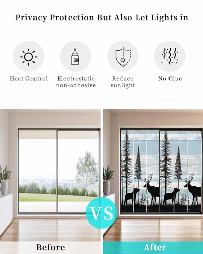 Vinilo decorativo para ventana 19.6"x39.3" Venfascocyi miniatura 5