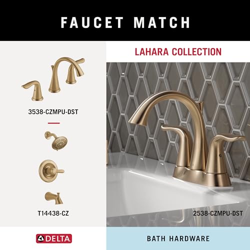 Delta Single Towel Hook for Bathroom or Kitchen| Champagne Bronze | Lahara Accessories - image 4