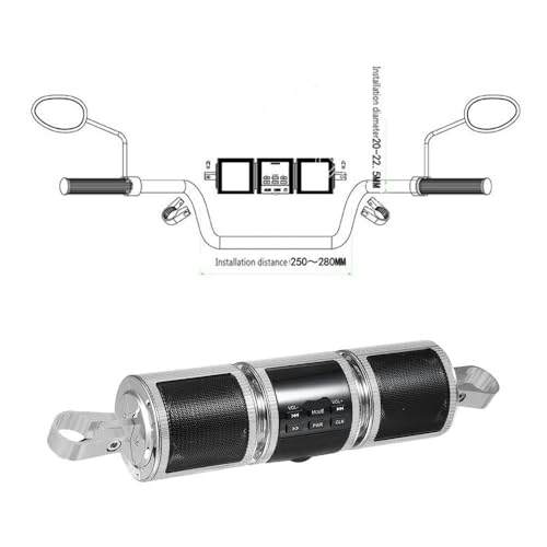 Altavoz para Manillar de Motocicleta con MP3 y Radio FM miniatura 6