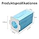 BRIOTA 10 Stück Staubsaugerbeutel für Makita, Wiederverwendbar Antibakterieller Staubsauger Zubehör Paper Pack, für Makita DCL182, CL107, CL072, CL102, BCL142, BCL182