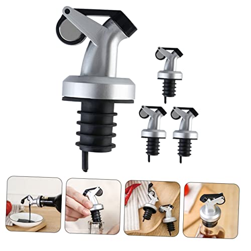 Vertedor de aceite FUNNETOYU de 4 piezas resistente para cocina 5