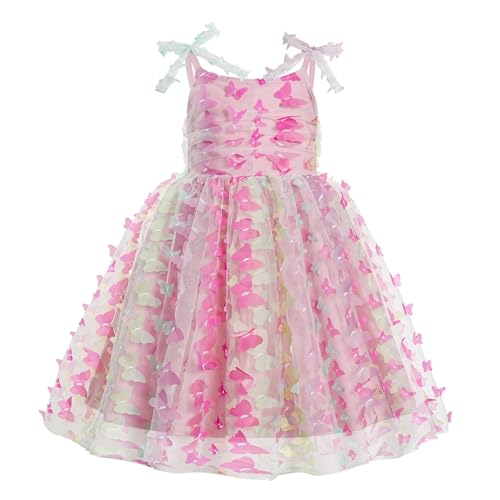 Baby Girls Tutu Dress Birthday Princess Dress Summer Sleeveless Party Dresses Sundress 2-12 Years Rainbow