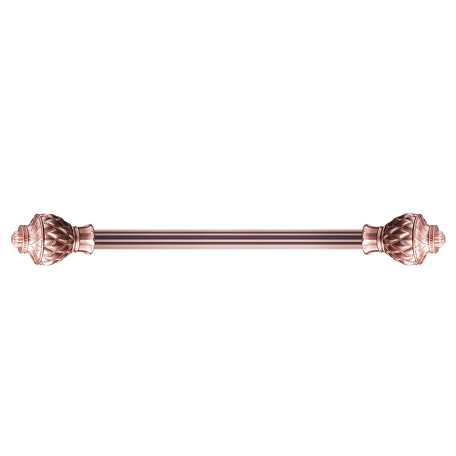 Tringle en métal de qualité supérieure pour 100 à 320 cm - Mât lourd de 28 mm de diamètre - Idéal pour la chambre à coucher - Montage facile sur le dessus et le côté (ensemble simple de 200 cm)