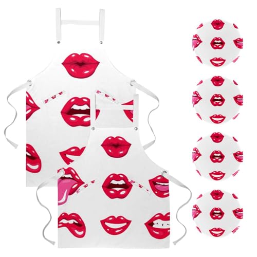 Tablier de serveuse Pop Art pour sublimer le service en restaurant et bistrot