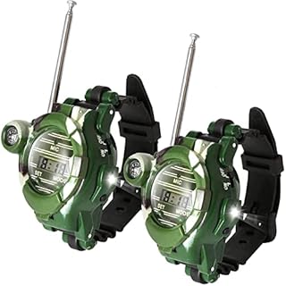 Walkie Talkies Watch,7 in 1 Digital Watch Walkie Talkies, kid walkie talky Watch with Flashlight,Two-Way Long Range Transceiver, Cool Spy Gear 8-12 Years Old Boys Girls