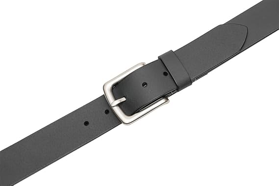 Fabio Valenti Mens Casual Genuine Leather Jeans Belts 1 1/2 Wide Work Belt for Men
