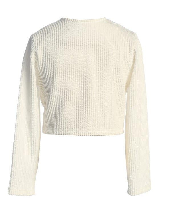 Dreamer Big Girls Long Sleeve Button Closure Cardigan Dress Coat Cover-up USA2