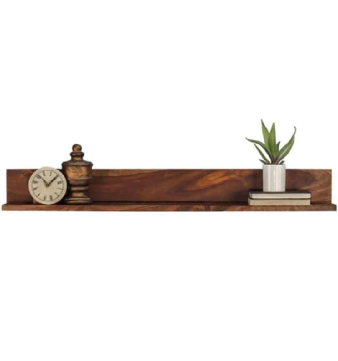 Umark Wooden Floating Wall Shelf, Natural Finish, Modern Design (48 Inch)-picture-31